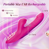 Female Sex Toy Thrust Dildo Rabbit Vibrator Clitoral Stimulator